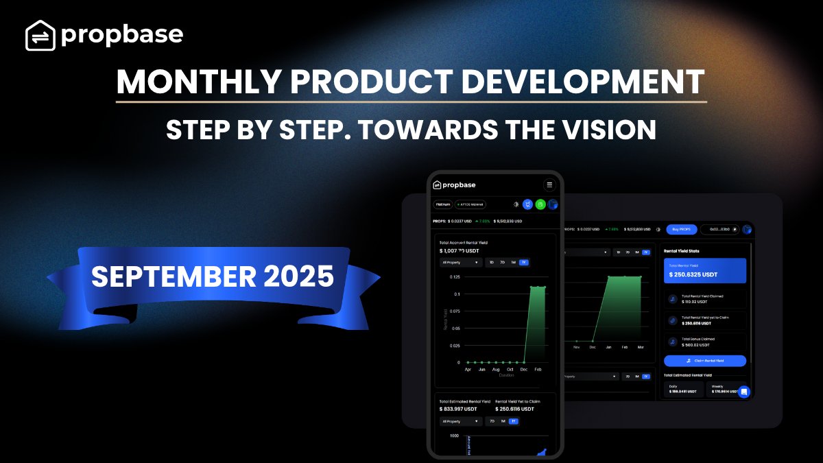 PropbaseApp's tweet image. 🚀 September 2025 Propbase Product Development Summary is out now — check it out on our website!

🔗 propbase.app/blogs/vqy95v7x…

- Enhanced sub-account management, adding wallet visibility, USDC balance display, and effortless switching between primary and sub-accounts. 🔥

-…