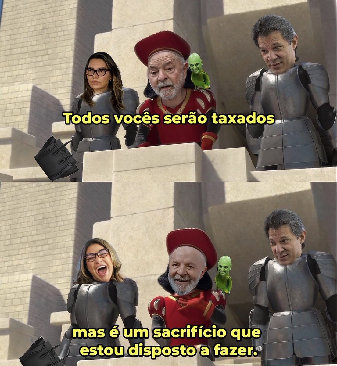 O governo Lula vai se sacrificar por vocês.