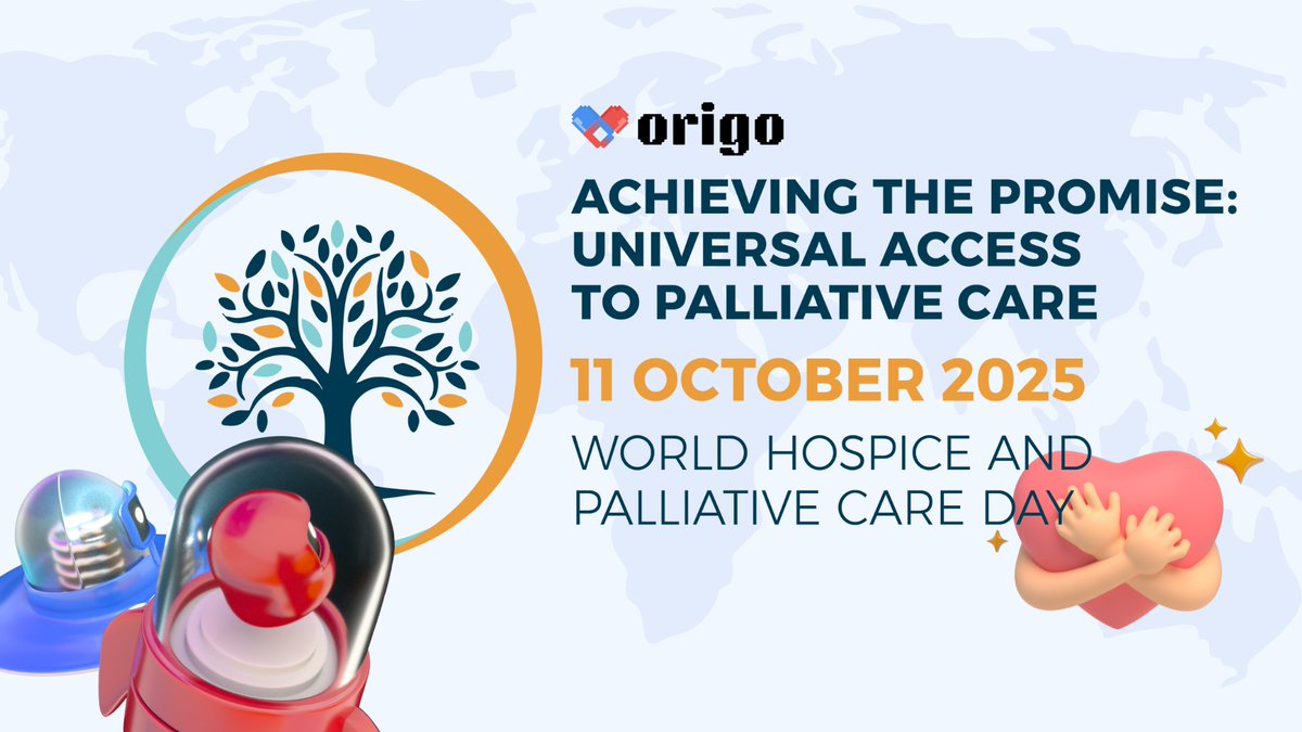 Origobase's tweet photo. Today, on the #WorldHospiceandPalliativeCareDay, join us to honor the hands that hold, the hearts that listen, and the care that brings dignity to every breath 💕🤝

In the quiet hours between pain and peace, compassion becomes the truest form of medicine 🔬💫

Because healing is not only about prolonging life but about embracing it wholly, tenderly, until the very end 💐🫂