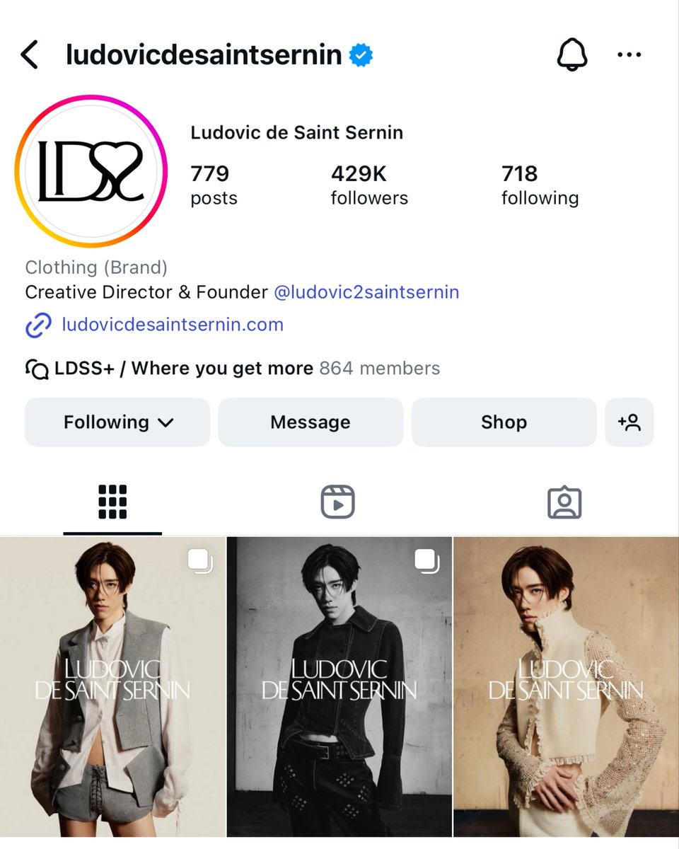 〰️ 3 โพสต์ล่าสุดของบัญชีทางการของแบรนด์ Ludovic de Saint Sernin คือ พีพี กฤษฏ์ อำนวยเดชกร ศิลปินชาวไทย ซึ่งถ่ายทอดคอลเลกชัน Spring Summer 2026

LUDOVIC PP KRIT
#ludovicdesaintsernin
#PPKritt <a href="/ppkritt/">ppkrit</a>