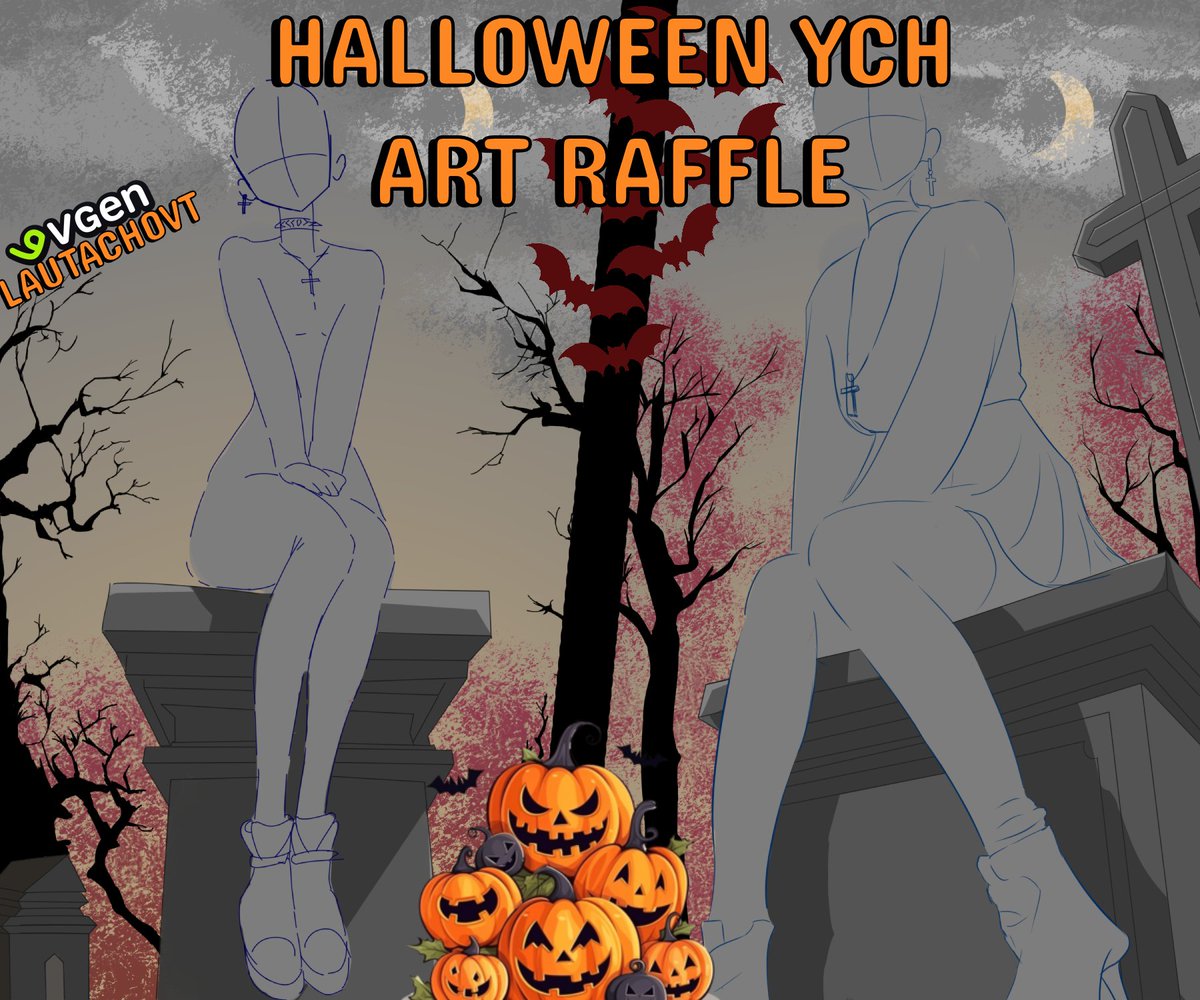 Halloween ART Raffle!💙

2 winners 💙
Requirements:  
💙Follow 
💙RT (No QRT)  
💙Drop your model in coments  

Extra entry:   
💙Follow me on VGen

Im going to take the winners on Twitch and post here💙 

Raffle end on October 24💙
For the winners, the drawing will be ready at