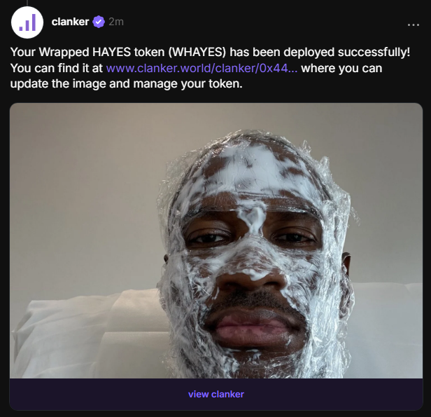 desoleth's tweet photo. @CryptoHayes Wrapped and bridged to @farcaster_xyz @dwr 

https://t.co/K3fhfRqSBl https://t.co/FcajnjQiQA