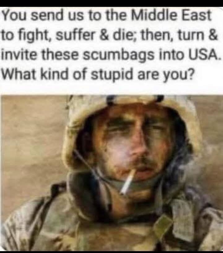 chrisfosdal's tweet image. Because they need voters and their Marxist professors told them they need to be tolerant to these scumbags who want us dead .