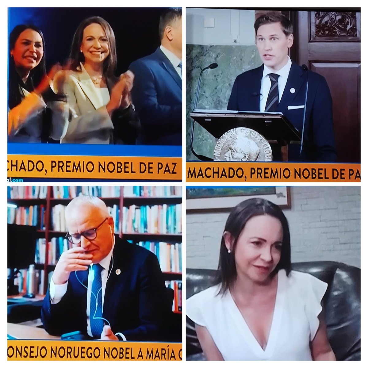 " NOBEL DE LA PAZ"
María  Corina Manchado