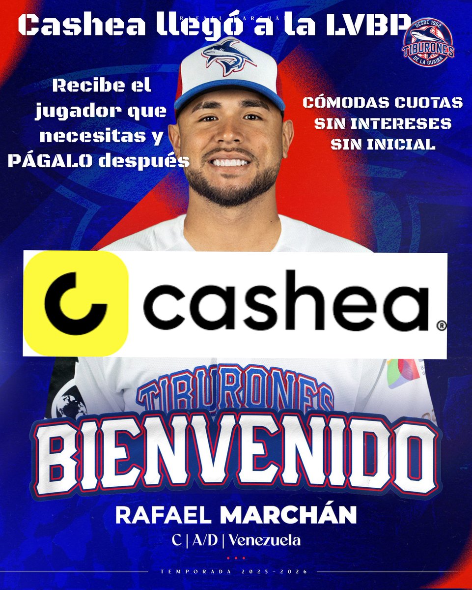 SoyElCoachRamon's tweet photo. Cashea llega a todas partes, nueva modalidad de cambios en la @LVBP_Oficial #Cashealo @somoscashea
#SinInicial
#ComodasCuotas
#SinIntereses
Recibe al jugador que necesitas y PAGA después. https://t.co/cjBOTOHhpA