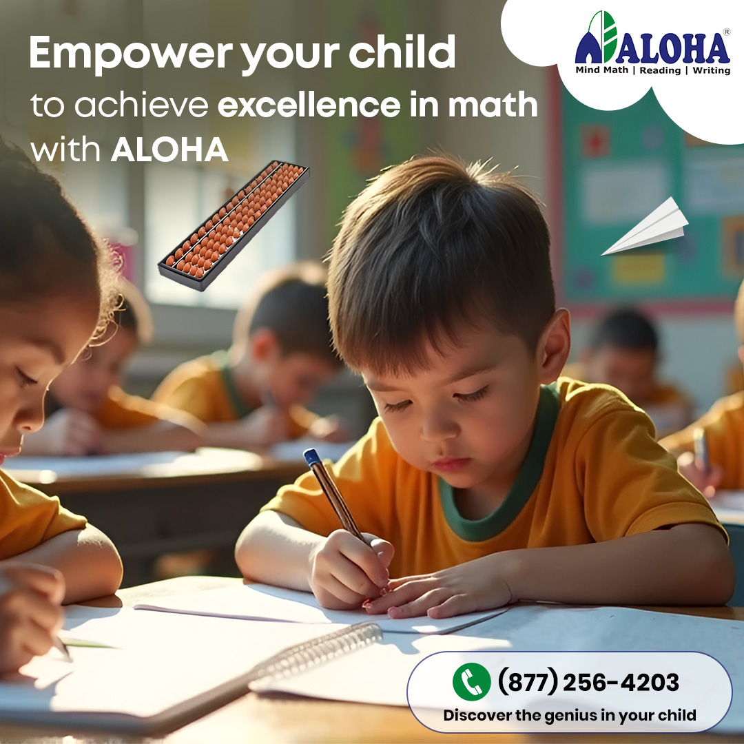 AlohaKidsMath's tweet image. Empower your child's potential with ALOHA Mind Math! Watch them master math, boost confidence, and achieve excellence in a fun and engaging way. Start their journey to success today!
📷alohamindmath.com
📷(877) 256-4203
#mathprogram #education #coremath #Abacus #math #ALOHA