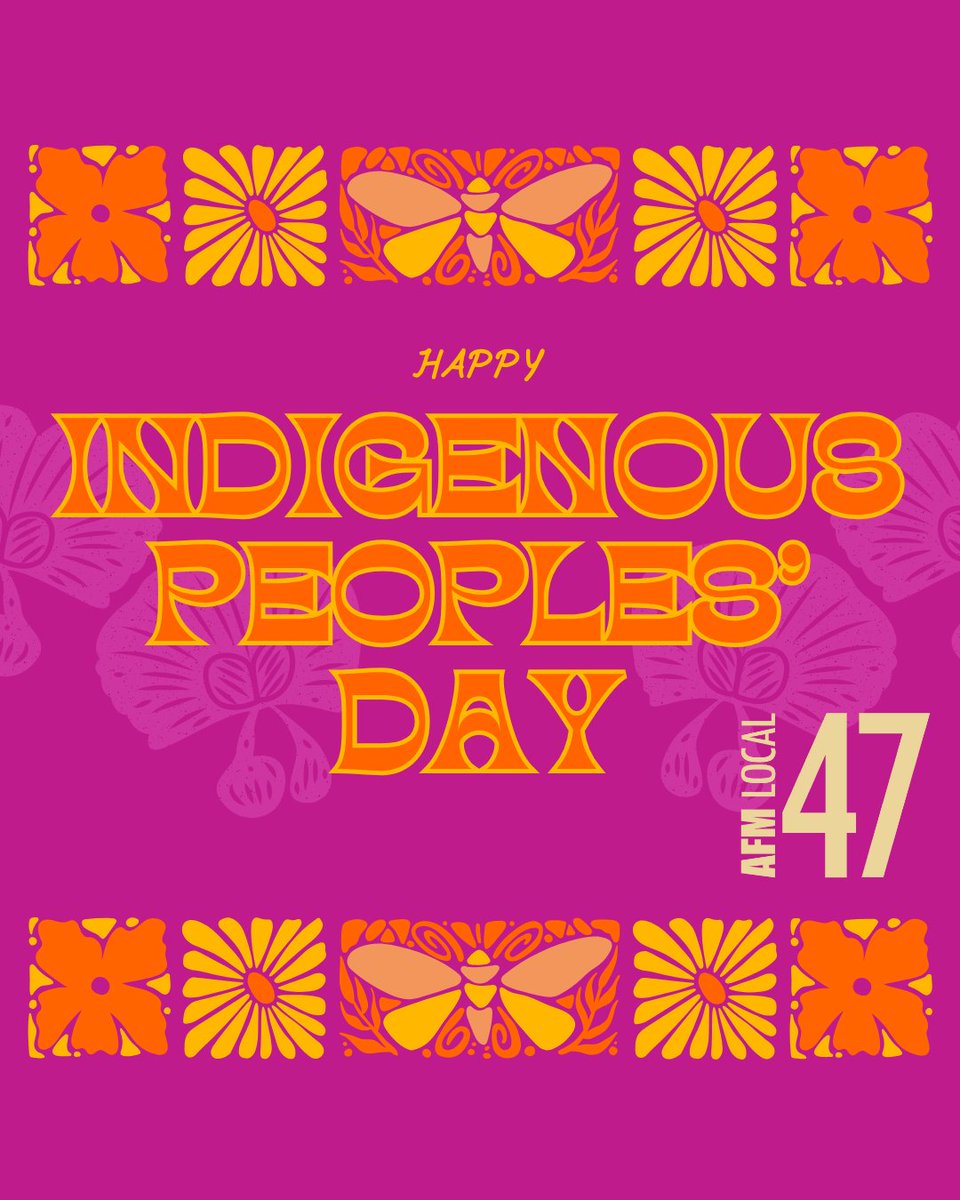 Wishing everyone a happy Indigenous Peoples' Day! Our offices are closed for the holiday and will reopen Tuesday 10/14.
