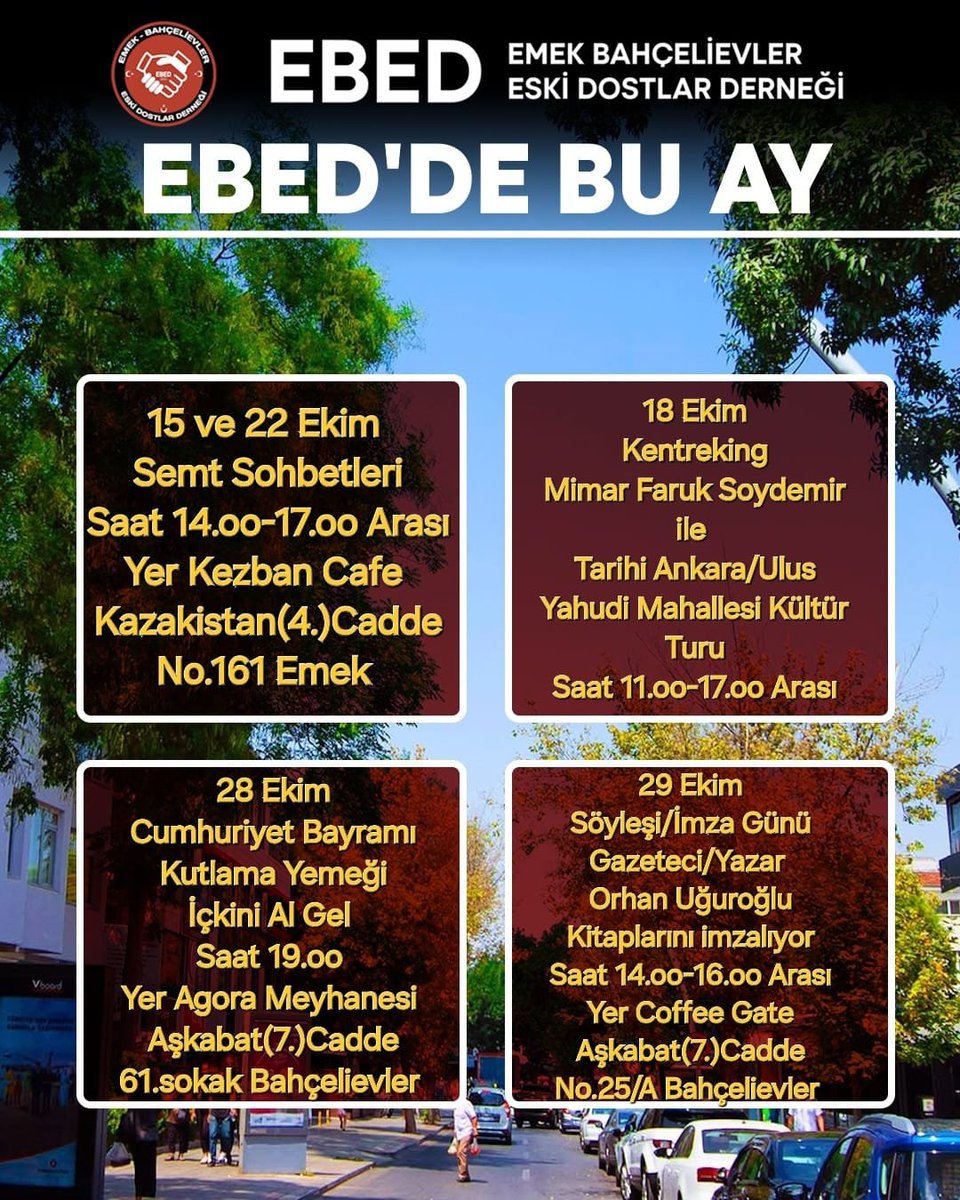 EBED Emek-Bahçelievler Eski Dostlar Derneği (@ebed1935) on Twitter photo 