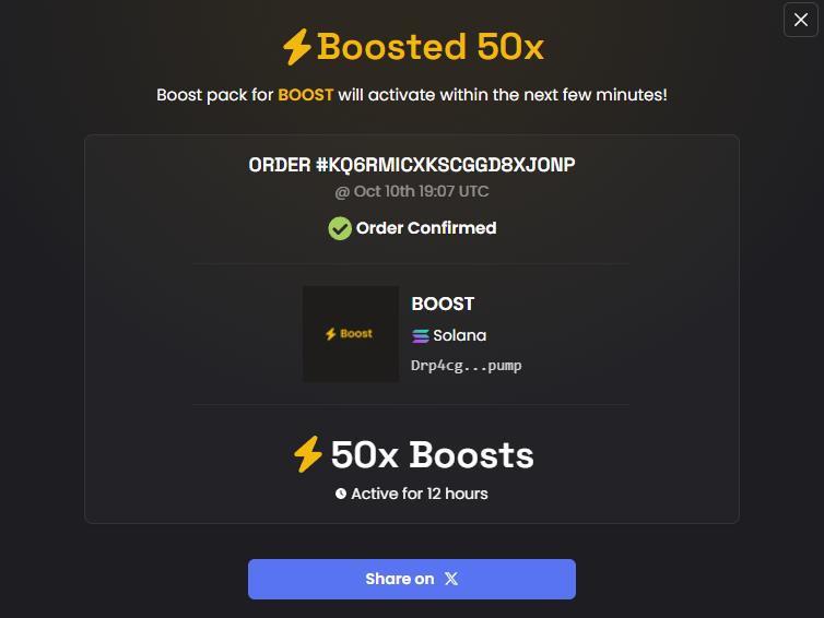 wrldrecordboost's tweet photo. Another 50x boost done 

We hit 510x boost in under 20 minutes already

what do you think @Ga__ke https://t.co/FWJbfh7f5K