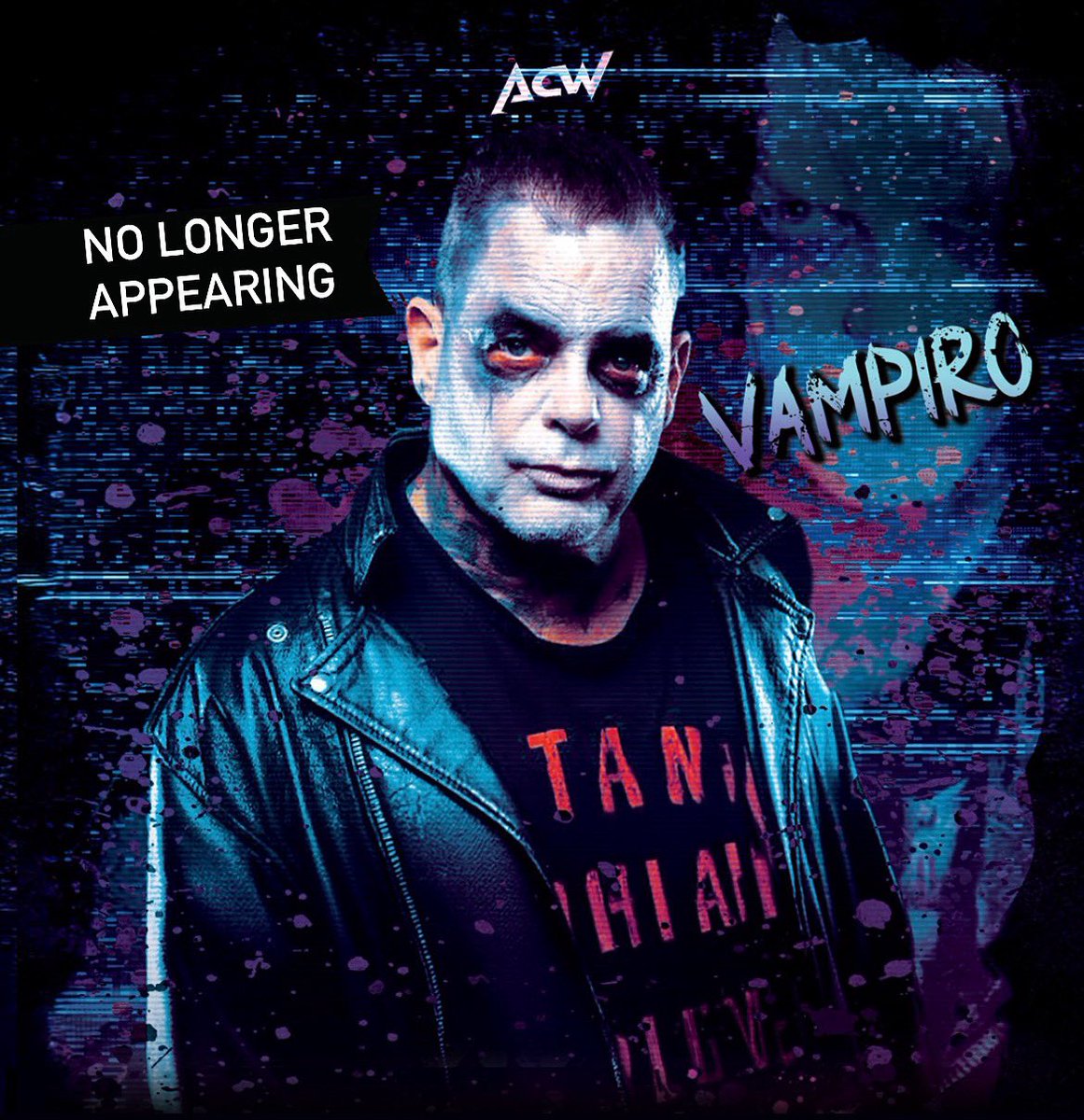 Awesome Championship Wrestling (@this_is_acw) on Twitter photo Unfortunately, due to unforeseen circumstances, Vampiro will no longer be appearing at ACW on Oct. 18th. We appreciate your understanding and can’t wait to bring you an incredible night of ACW action! Unfortunately, due to unforeseen circumstances, Vampiro will no longer be appearing at ACW on Oct. 18th. We appreciate your understanding and can’t wait to bring you an incredible night of ACW action!