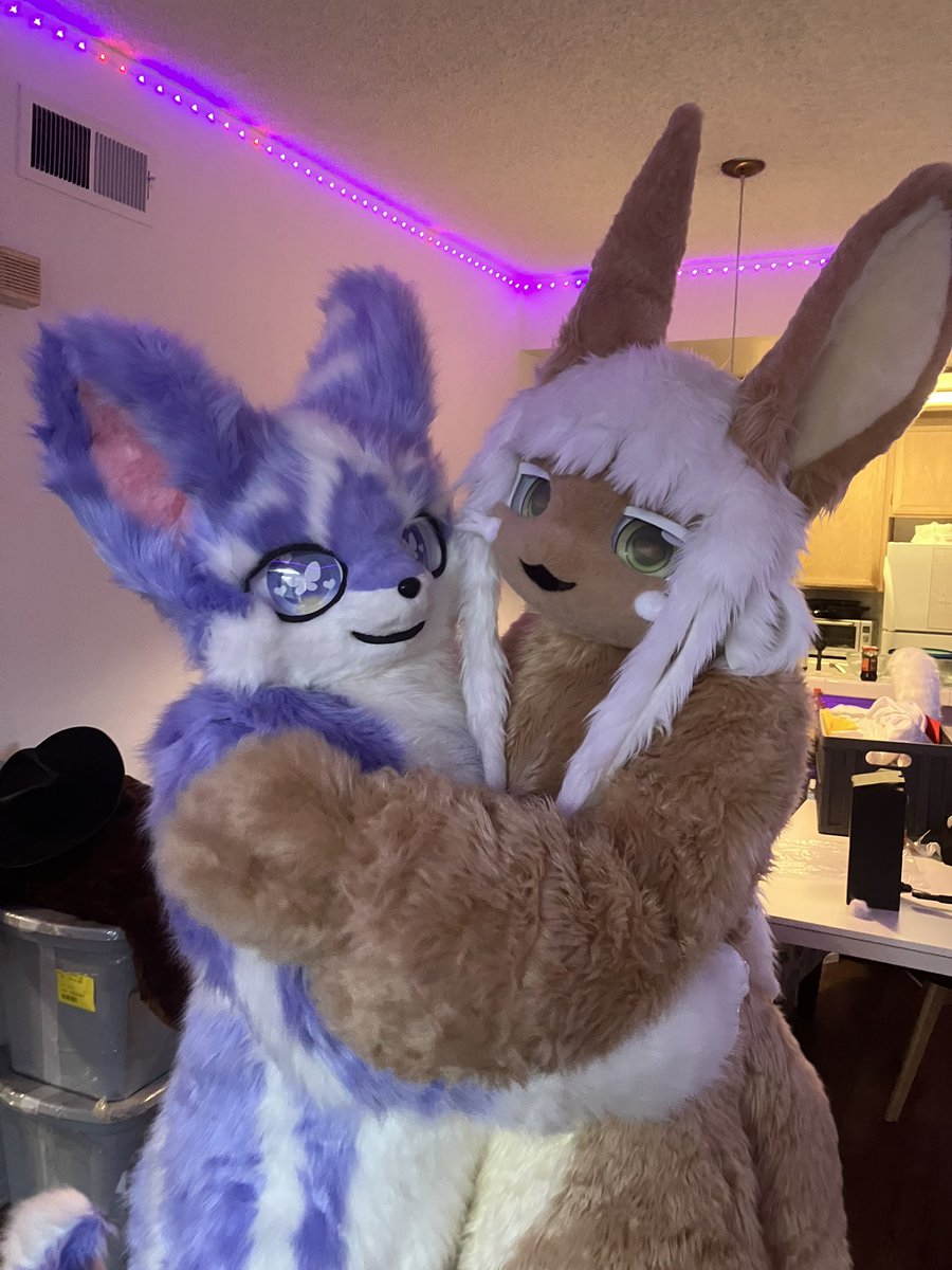 Taro will be traveling on #FursuitFriday to visit some friends this weekend! He’s hoping to get lots of hugs and cuddles. ☺️

🐰: <a href="/kudawoo_awoo/">Kuda！🔜 LVFC</a>

#furry #fursuit #kemono #ケモノ