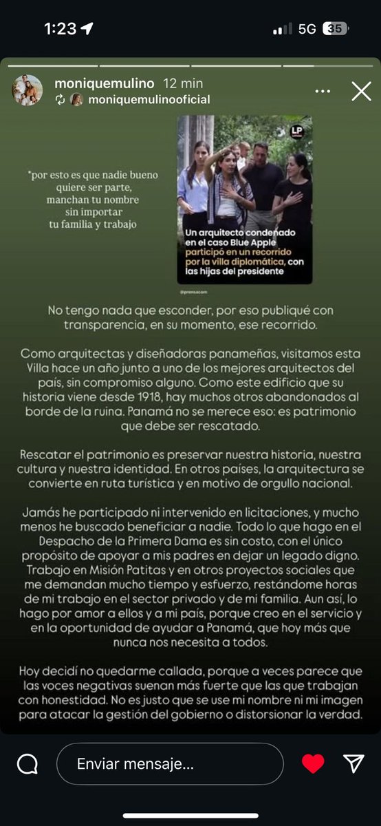 José Raúl Mulino tweet media