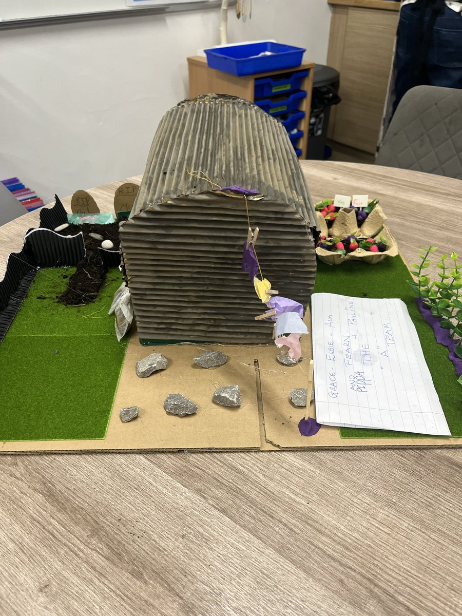 stcharlesrcpri1's tweet image. Year 5, #designtechnology#Anderson shelter