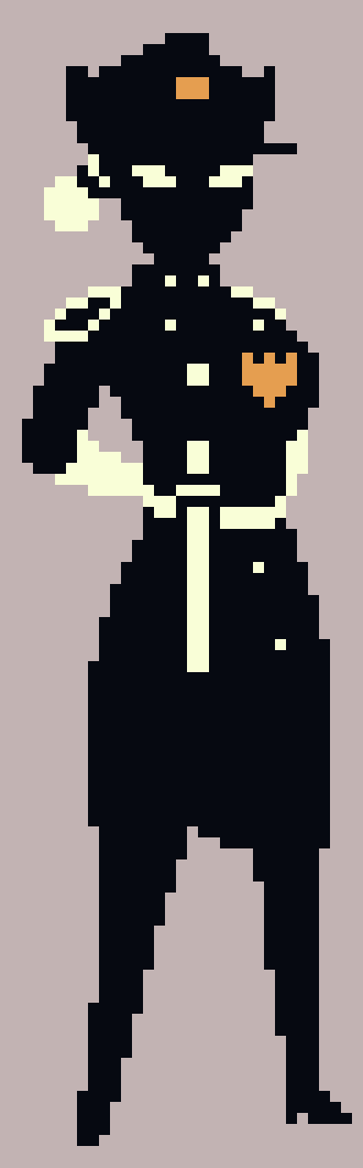Seieot_Mec's tweet photo. #Beholdergame #Beholderfanart #BeholderConductor 

A feminized version of Public servant at the request of an acquaintance https://t.co/d084fENl5U