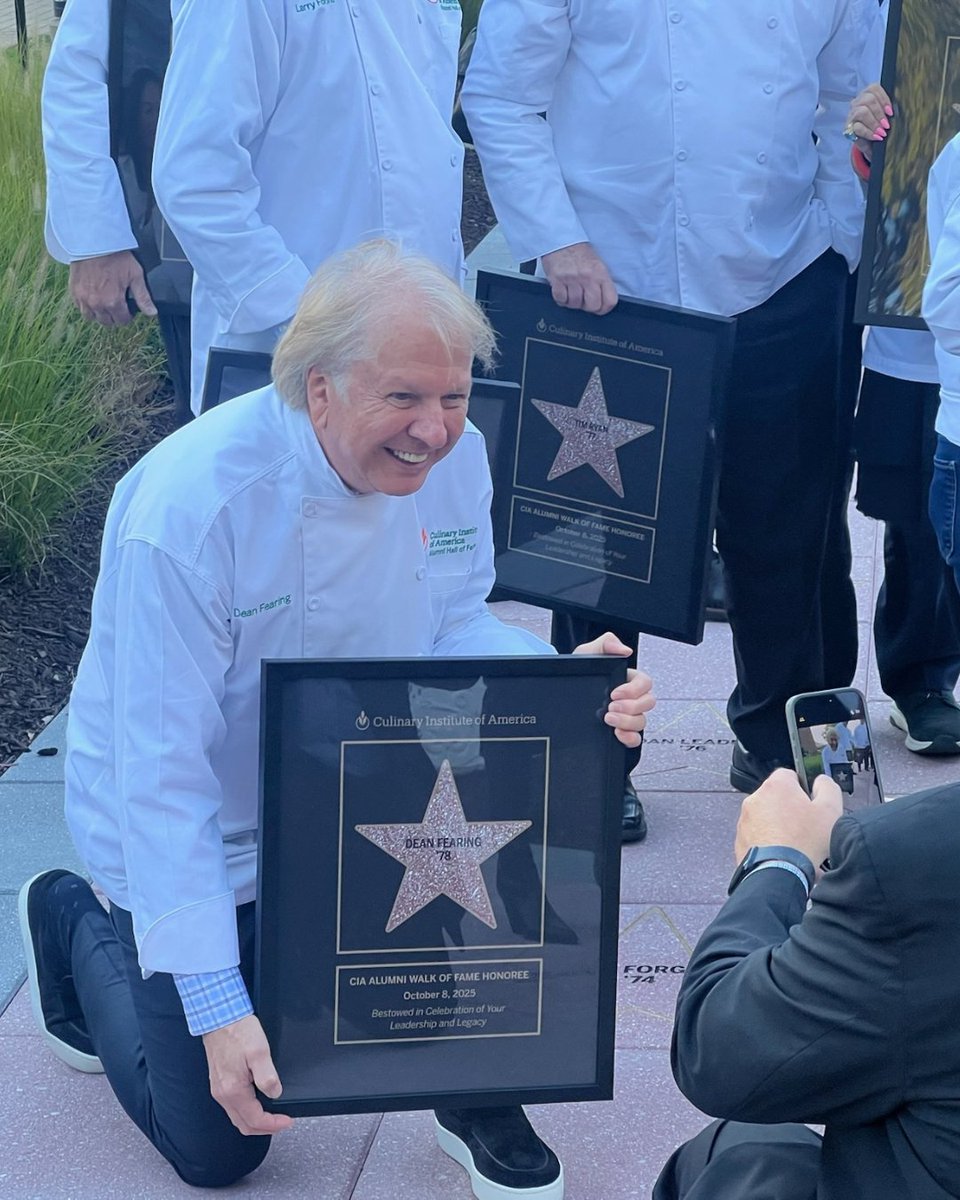 visit_dallas's tweet photo. ⭐️ Dallas’ own Chef Dean Fearing has been honored with a star on the Culinary Institute of America’s Walk of Fame! A true Dallas icon! 👏
#DeanFearing #DallasEats #SouthwesternCuisine #DallasDining https://t.co/V2KqrRiUcb