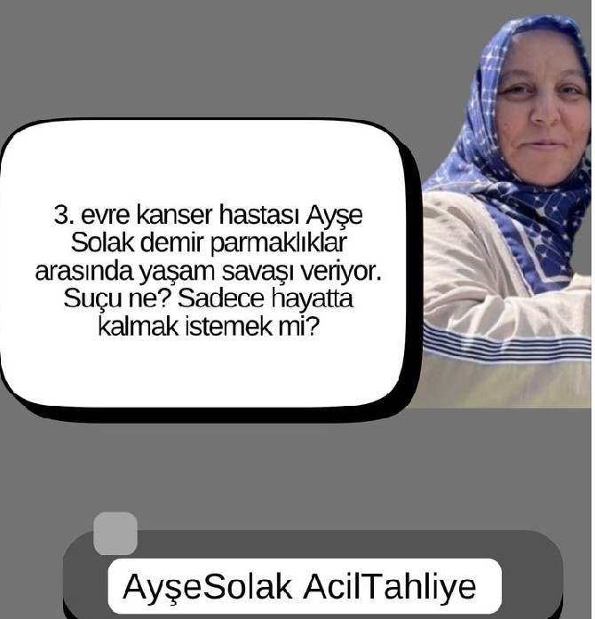 beyazay2025's tweet photo. "Seni incitenlere söyle Allah affetmeyecek..."

AyşeSolak AcilTahliye❗❗❗ https://t.co/5QCKpsA5o3