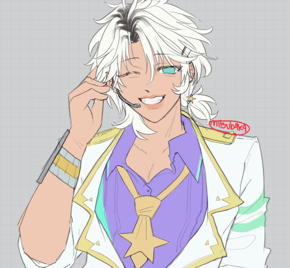 WIP of my gameshow host oc :D #oc
