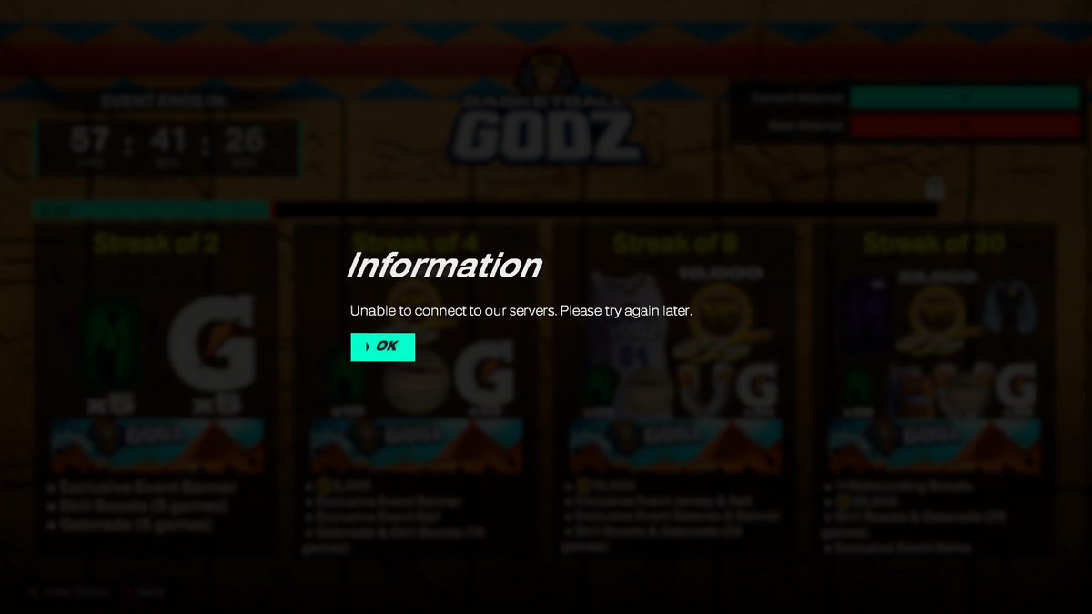 Laburpg2k's tweet image. Just got error coded onna 8 wtf 2k @Beluba @Ronnie2K