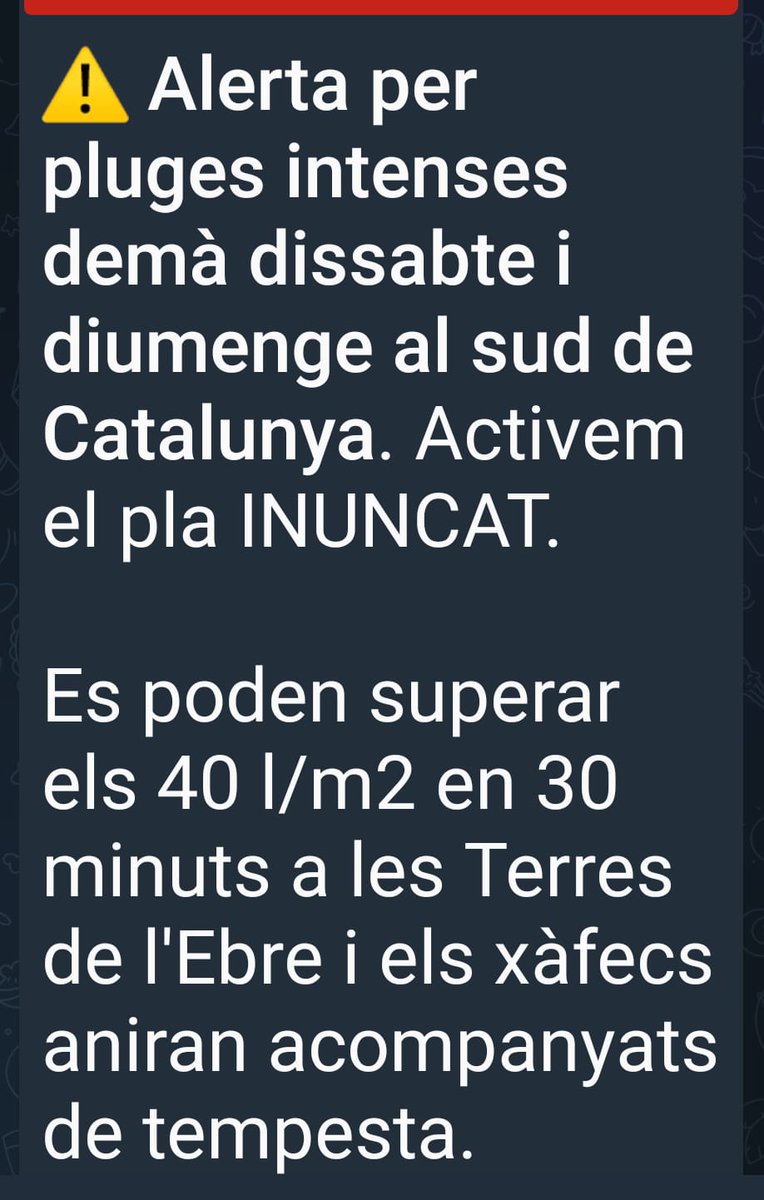 ALERTA el pla #INUNCAT