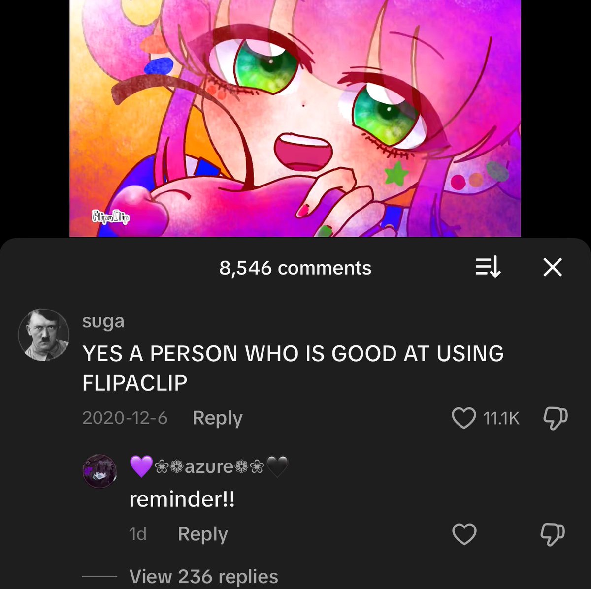 Bonemarrowbaby's tweet image. “Reminder” and it’s a normal fucking comment like what