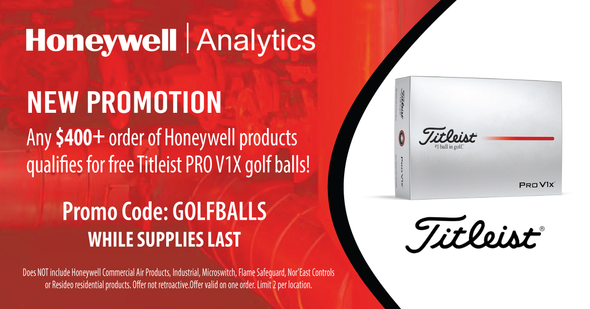 NeucoInc's tweet image. Don&apos;t miss out on Titleist Pro V1X golfballs on your next +$400 Honeywell Analytics order at neuco.com today!

#hvac #distributor #hvacindustry #distribution #hvacr #parts