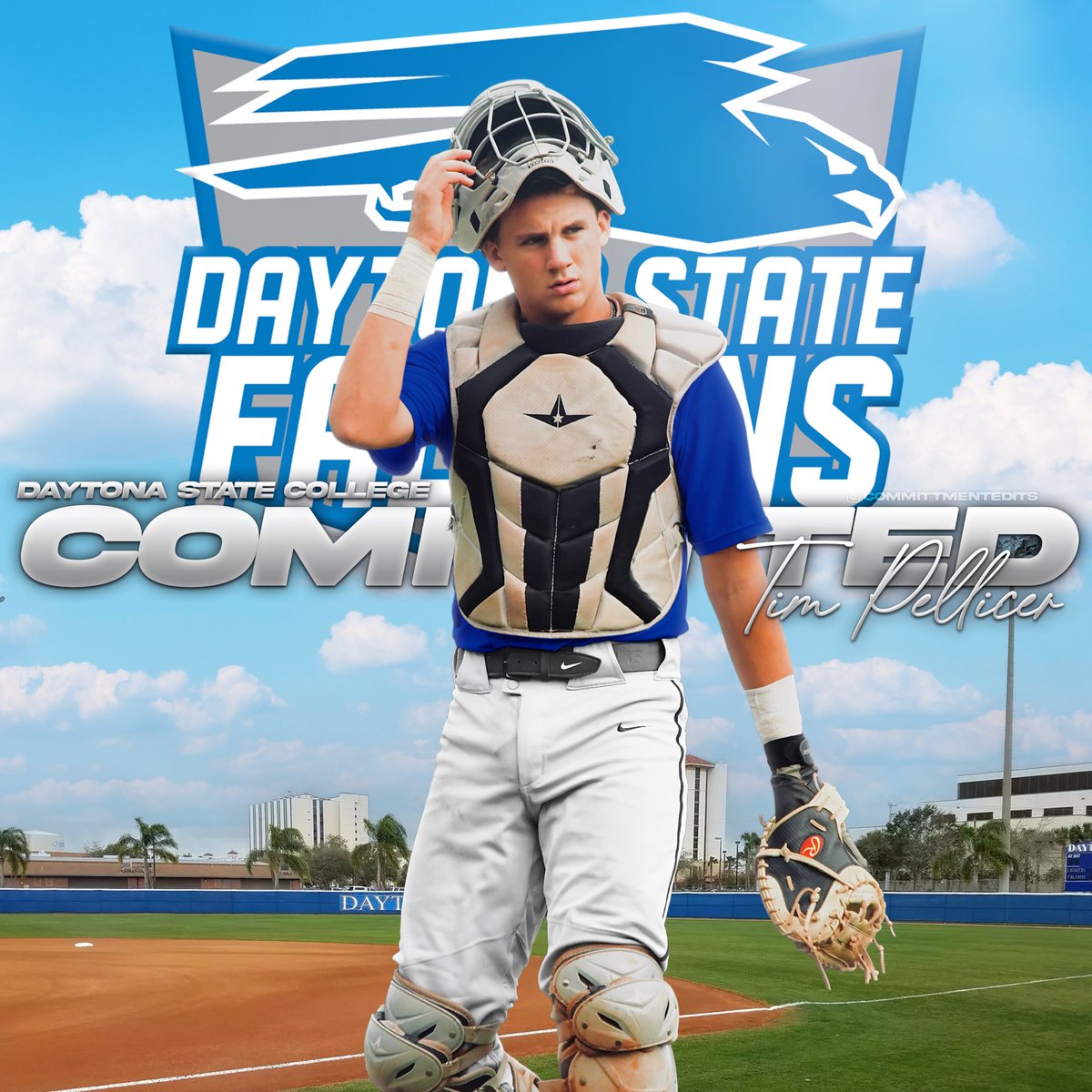 Timmy Pellicer (@timmypellicer) on Twitter photo I am extremely excited to announce my commitment to Daytona state. Thank you to my family, and all my coaches that have helped me grow as a man and a player through my journey. <a href="/CoachMoss30/">Brock Moss</a> <a href="/CoachJ_Shiver/">Jonathan Shiver</a> <a href="/kdaniel3/">KK Daniel</a> <a href="/coachbbosteen/">BB O’Steen</a> I am extremely excited to announce my commitment to Daytona state. Thank you to my family, and all my coaches that have helped me grow as a man and a player through my journey. <a href="/CoachMoss30/">Brock Moss</a> <a href="/CoachJ_Shiver/">Jonathan Shiver</a> <a href="/kdaniel3/">KK Daniel</a> <a href="/coachbbosteen/">BB O’Steen</a>