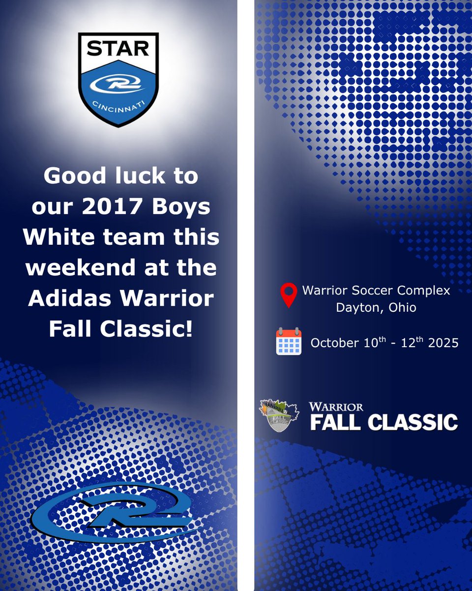 STARSoccerClub's tweet image. 🚨 Tournament Weekend Alert 🚨

Best of luck to our STAR Rush teams heading into a huge weekend of competition at Blue Chip Juniors and the Adidas Warrior Classic! 💪⚽️

Drop a like or a comment to show your support!

#WeAreSTAR 
#RUID 
@RushSoccer