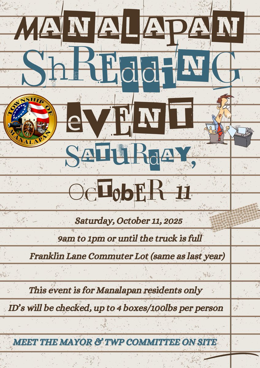 Manalapan Township (@manalapantwp) on Twitter photo 