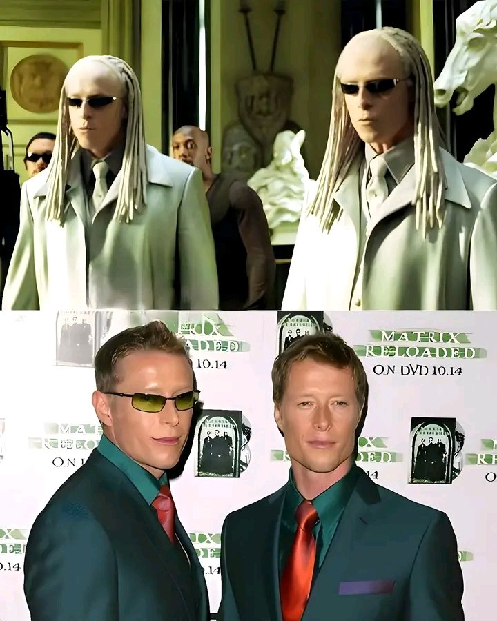 Umarwasp's tweet image. Neil Rayment &amp;amp; Adrian Rayment In The Matrix Reloaded (2003)  #fblifestyle #BOOMchallenge #hollywood
