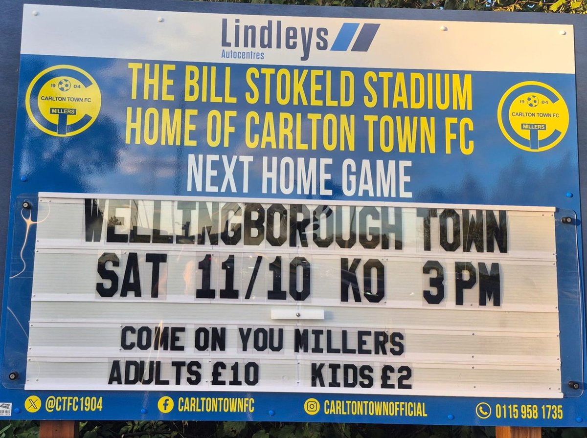 Carlton Town FC tweet media
