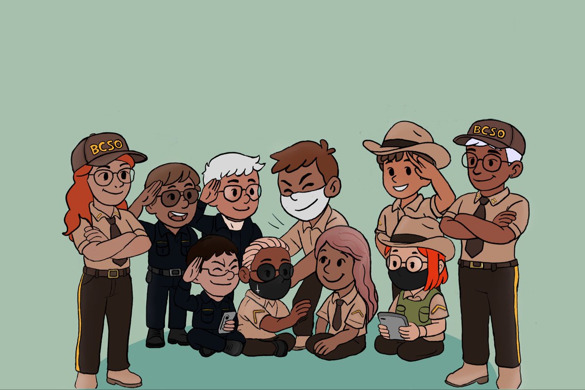 eg_extraex's tweet photo. a quick doodle I never posted when it was still the Shift 3 Shitters 🩵

~ names and callsigns on first one https://t.co/U7iZWGenyr