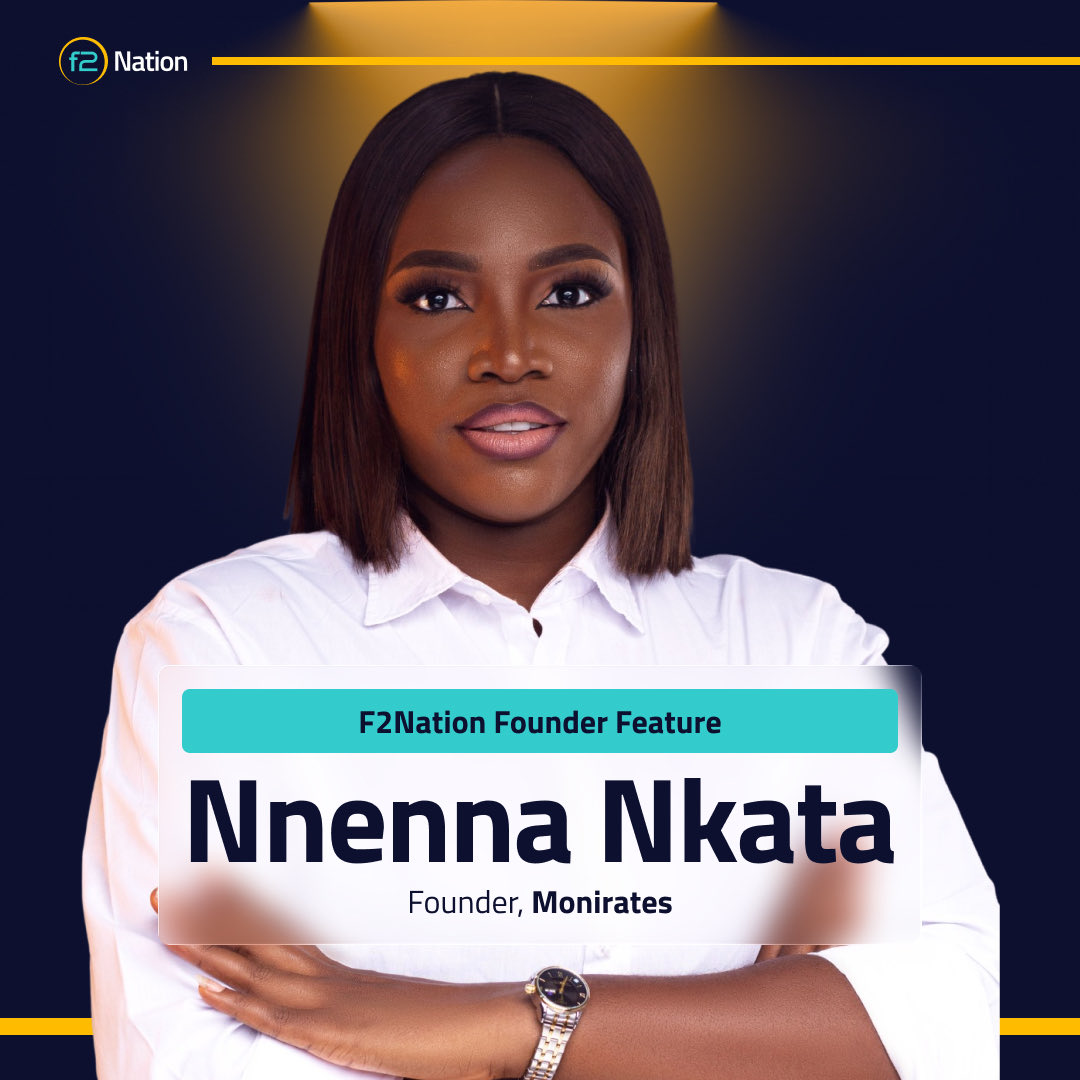 This week, we spotlight *Nnenna*, 

co-founder of *Monirates* ;  a fintech startup making cross-border payments in Africa *instant, seamless &amp; fair*.  

She &amp; her CTO ,  Moses Peter have built a real infrastructure  to make cross-border payments in Africa Seamless.