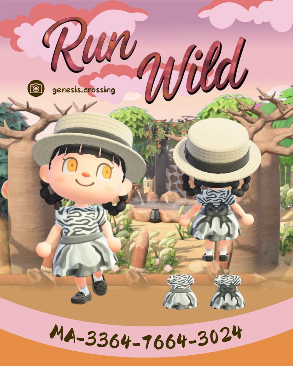 GenesisACNH's tweet image. Run wild and stay cute! Whether you choose spots or stripes, you’ll be ready for adventure in these pawsitively purrfect fits. 

Designers
larissa_fengfu (ig)
happyplace_acnh (ig)
Me

#ACNH #AnimalCrossing #AnimalCrossingDesigns
#マイデザイン #マイデザイン配布
#あつ森マイデザイ