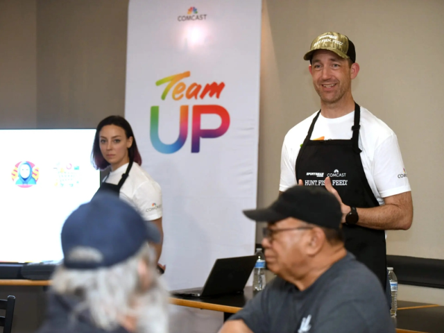 Recognizing that digital skills are key to long-term success, Comcast has worked closely with the Salvation Army &amp; Veterans Family Center to ensure residents have the tools they need to access resources, and build brighter futures #IWorkForComcast comca.st/4ocv8L7