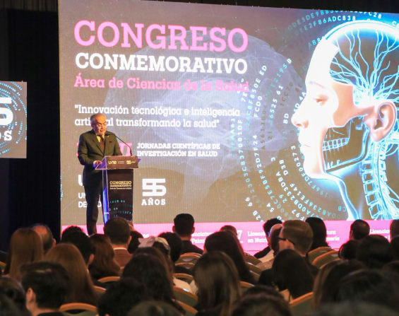 Ya inició el Congreso Conmemorativo del Área de Ciencias de la Salud de la <a href="/unetampico/">UNE</a>
“Innovación tecnológica e inteligencia artificial transformando la salud”
XXXVI Jornadas Científicas de Investigación en Salud

#ActitudDeCambio #MentesQueTransforman