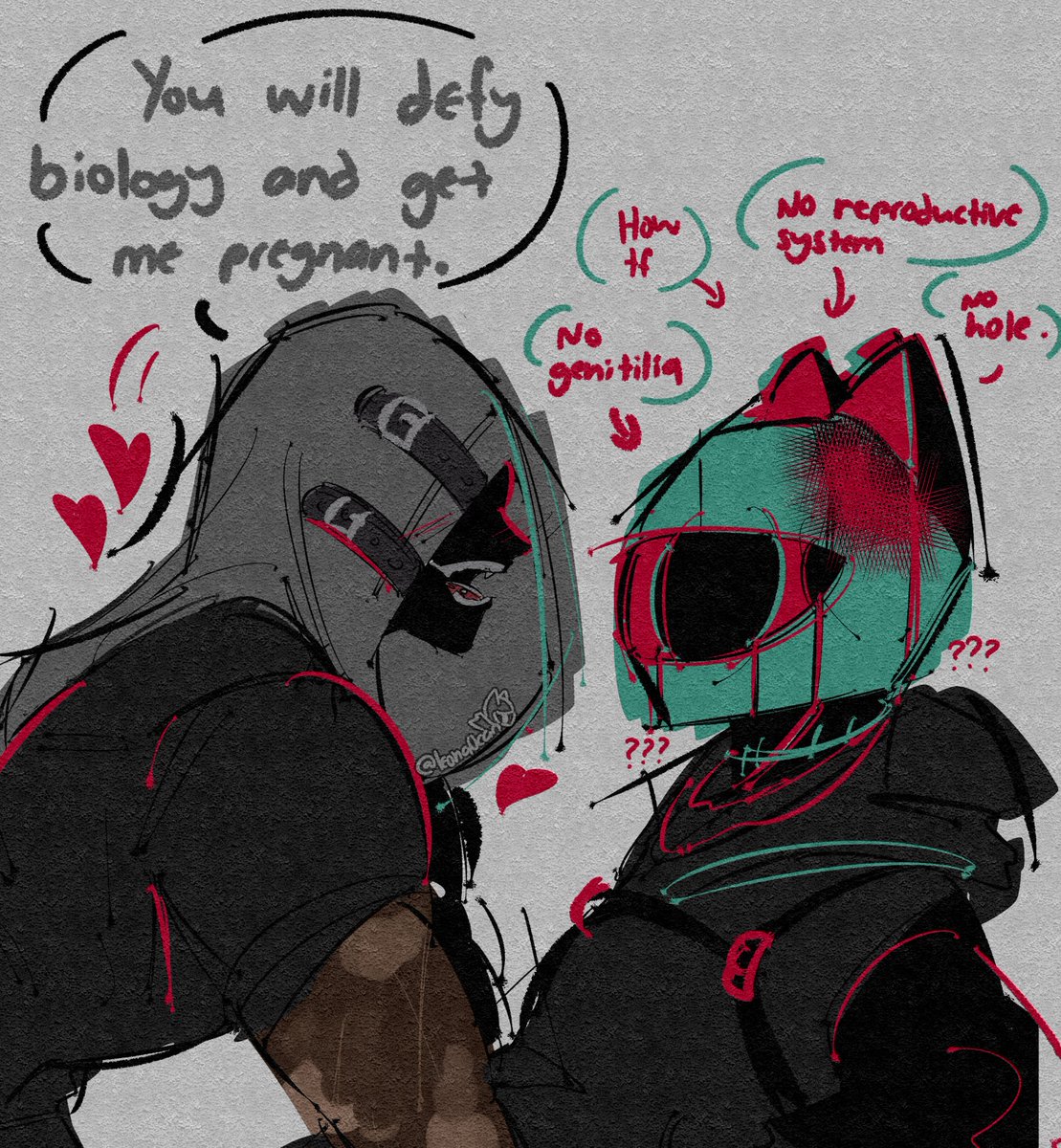 leona_can's tweet photo. Basically these two on a daily #oc https://t.co/TCqCgG13jg