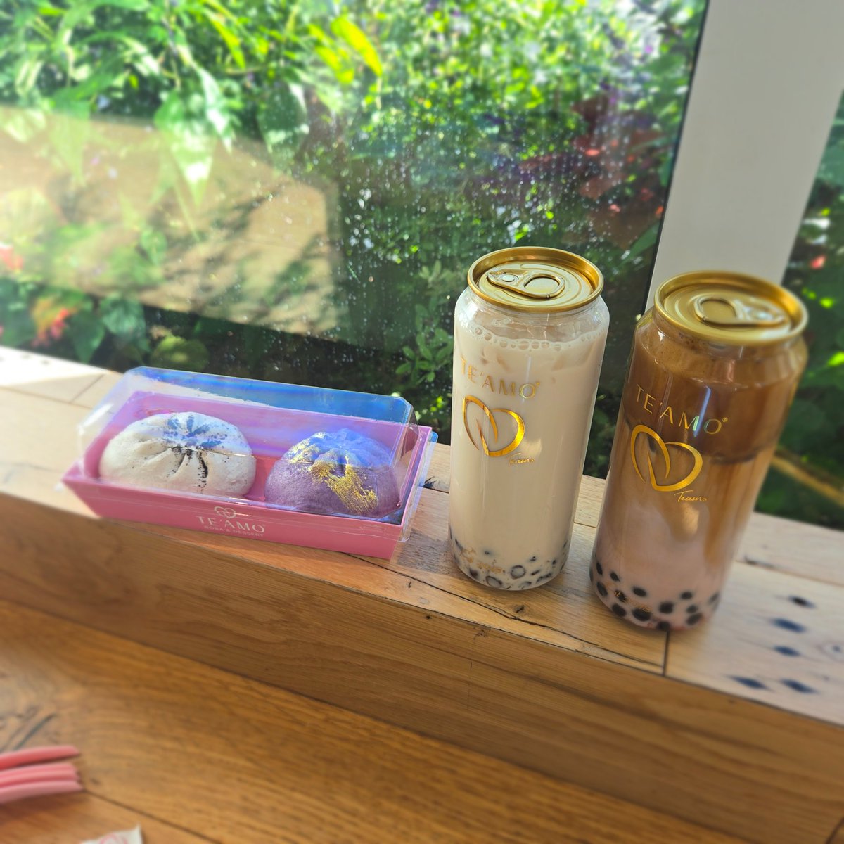 Boba and cheesecake bao