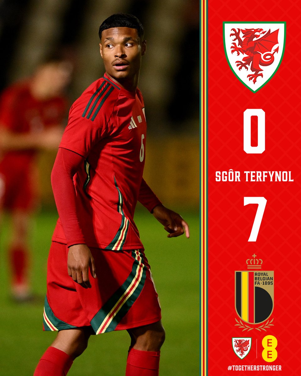 Cymru's tweet image. ⏰ FT | 🏴󠁧󠁢󠁷󠁬󠁳󠁿 0-7 🇧🇪

Defeat at Rodney Parade.
