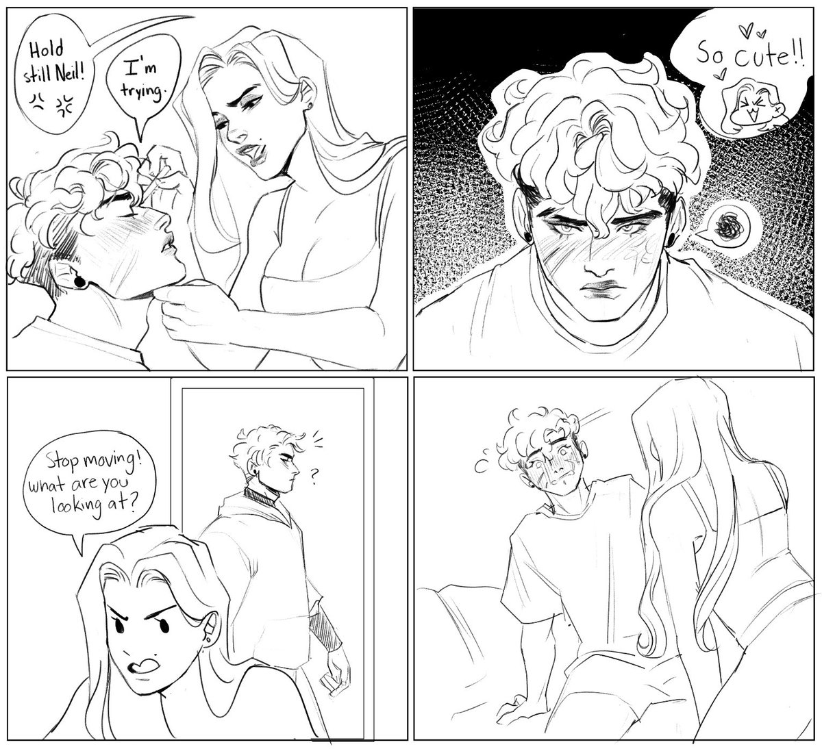 foxholdme's tweet image. Redraw of this comic!