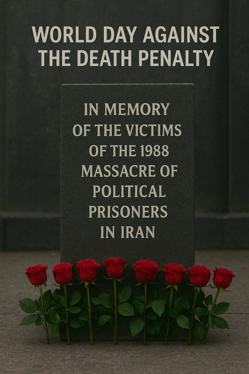 Justice for the Victims of 1988 Massacre in Iran (@jvmifoundation) on Twitter photo On #WorldDayAgainstDeathPenalty, we remember Iran’s political prisoners on death row.
On 7 July 2025, IRGC-linked Fars News called for a repeat of the #1988Massacre—an incitement to atrocity crimes. UN Member States must speak out. Silence fuels impunity.
CC: <a href="/BobRae48/">Bob Rae</a> <a href="/USAmbUN/">Ambassador Mike Waltz</a> On #WorldDayAgainstDeathPenalty, we remember Iran’s political prisoners on death row.
On 7 July 2025, IRGC-linked Fars News called for a repeat of the #1988Massacre—an incitement to atrocity crimes. UN Member States must speak out. Silence fuels impunity.
CC: <a href="/BobRae48/">Bob Rae</a> <a href="/USAmbUN/">Ambassador Mike Waltz</a>
