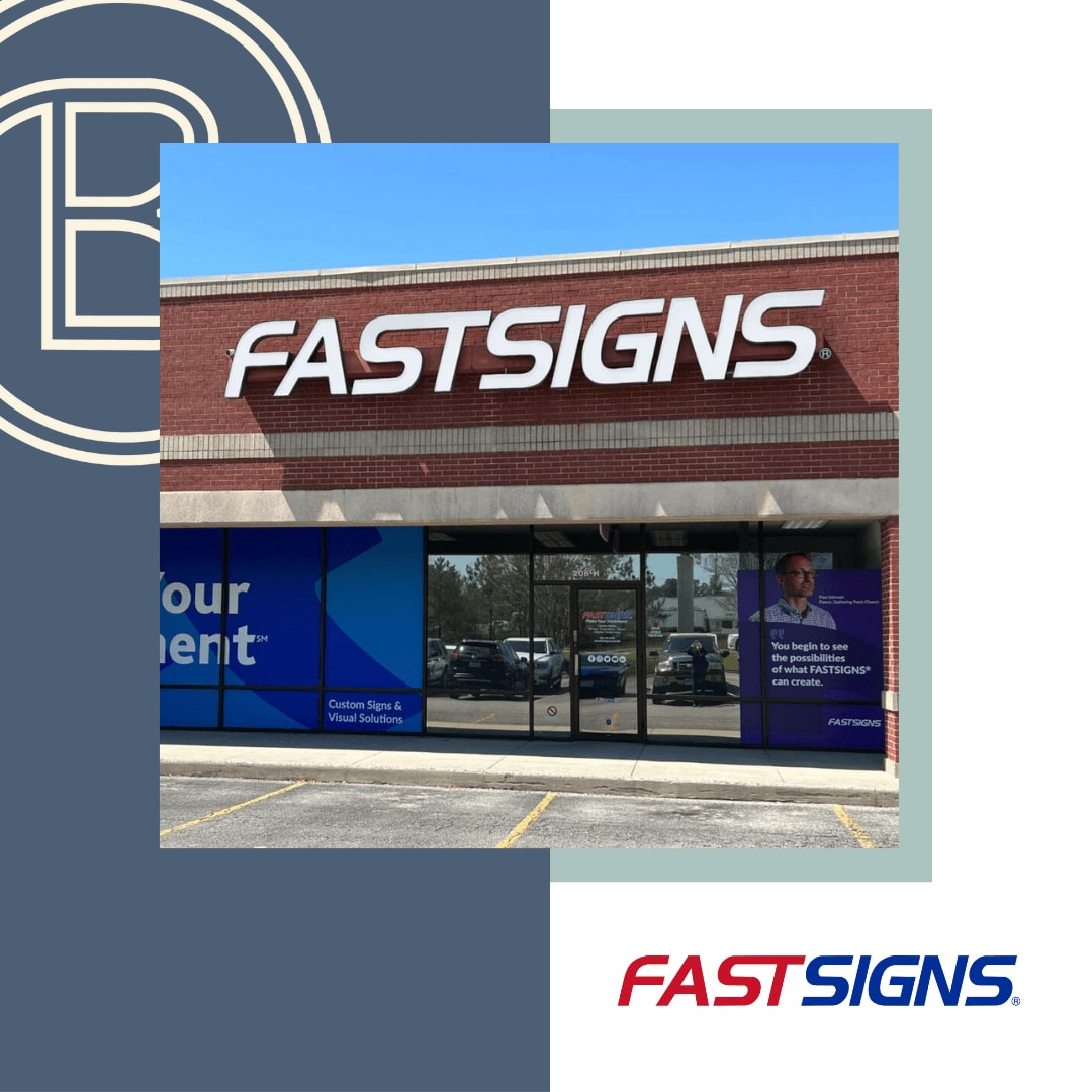 BusinessInc's tweet image. 🎨 FASTSIGNS brings your brand to life with custom signs, graphics, and visual communications—helping businesses stand out and make a lasting impression. 🚀 #FASTSIGNS #SignageExperts #BrandVisibility #VisualCommunications