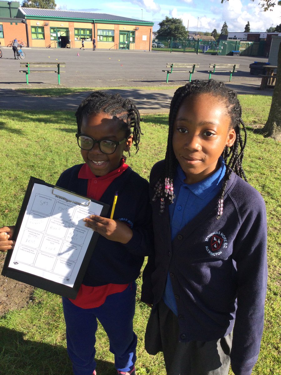 MissWinnardSTM's tweet image. A fun scavenger hunt this morning in the lovely sun☀️ #STMPE