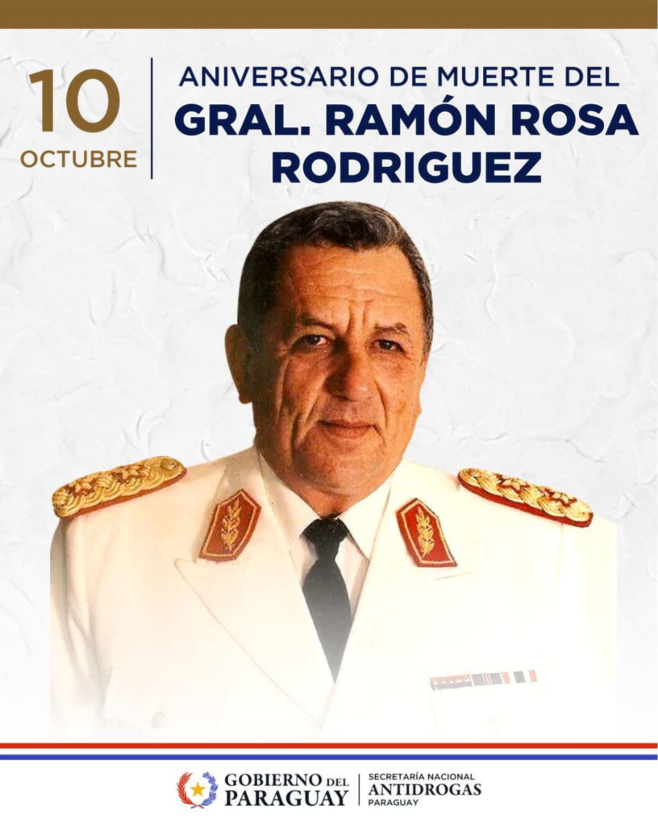 Senad_py's tweet image. ⬅️Hace 31 años
Hoy recordamos al ministro Ramón Rosa Rodríguez, asesinado en un atentado que apuntaba a raíces del narcotráfico.
