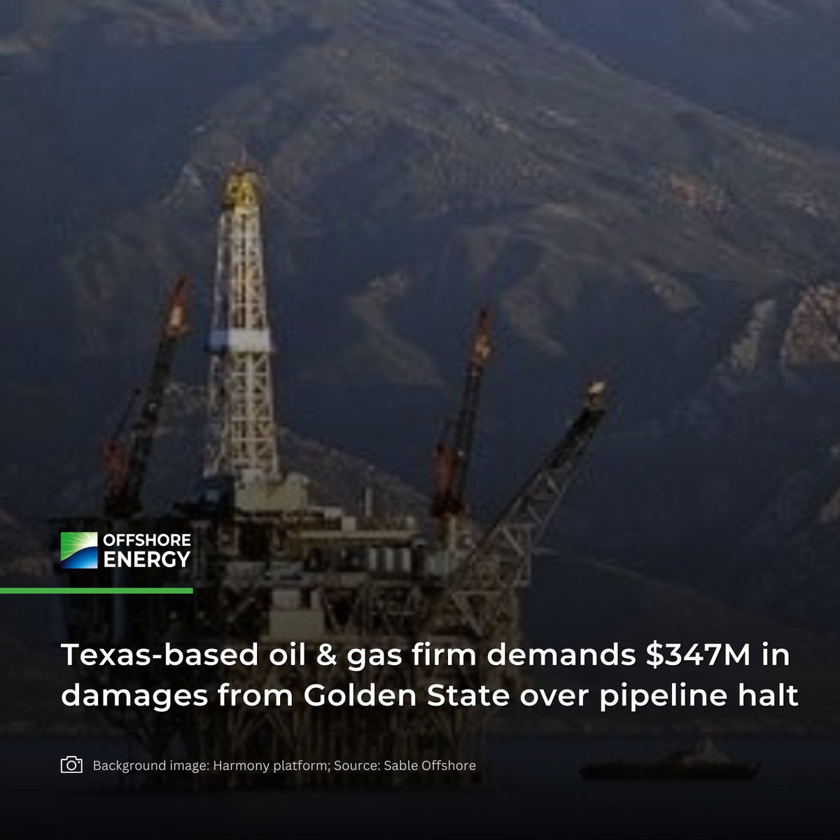 offshoreenergyt's tweet image. As a #pipeline shutdown saga continues in #California, #SableOffshore is looking to get hundreds of millions in damages as part of the escalation of its #dispute with the California Coastal Commission.

Full story: tinyurl.com/ytzhbmn6

#oilgas #oilandgas #offshoreenergy