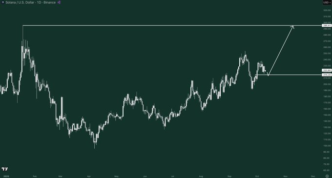 robartBTC42's tweet photo. Watch &amp; learn kids.

$SOL ATHs will come quicker than you expect.

And then it will flip BNB

Few. https://t.co/1e8N9FG9Rf