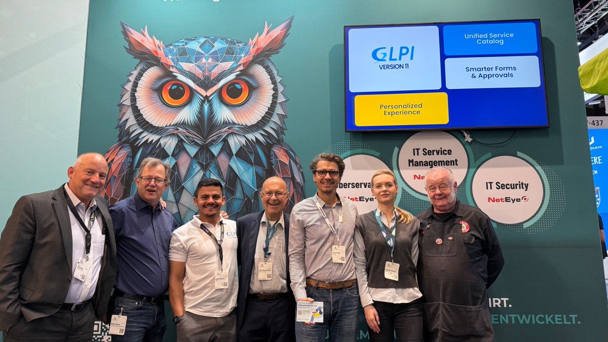 GLPI-PROJECT.ORG (@glpi_project) on Twitter photo GLPI has been present at IT-SA🇩🇪
Alongside our Gold Partner <a href="/WuerthPhoenix/">Würth Phoenix</a>, we had great opportunities to discuss GLPI 11 new features, and how GLPI can support security and services teams by providing valuable insights and structured processes for their cybersecurity strategy🔐 GLPI has been present at IT-SA🇩🇪
Alongside our Gold Partner <a href="/WuerthPhoenix/">Würth Phoenix</a>, we had great opportunities to discuss GLPI 11 new features, and how GLPI can support security and services teams by providing valuable insights and structured processes for their cybersecurity strategy🔐