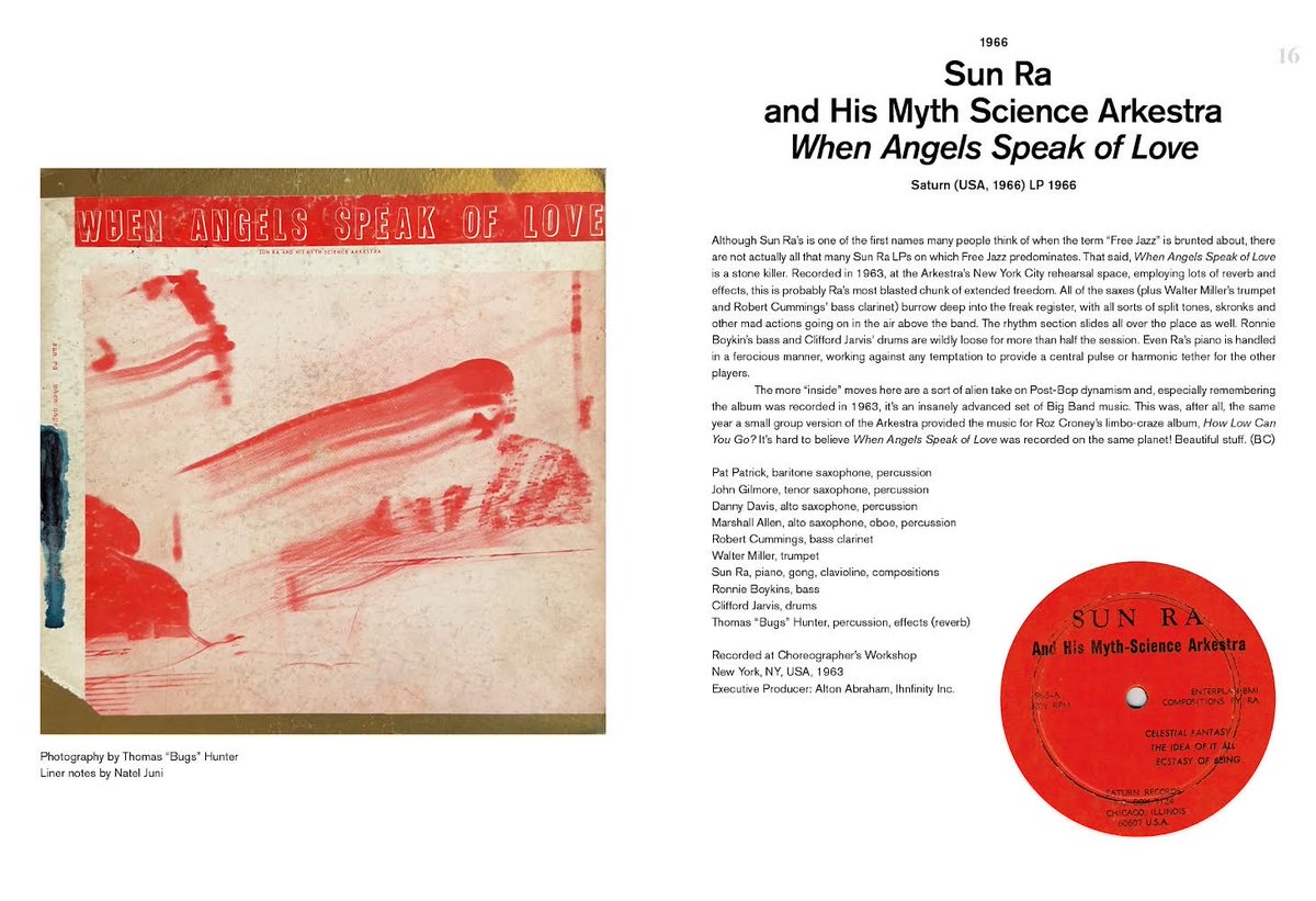 NOW JAZZ NOW - 100 Essential Free Jazz &amp; Improvisation Recordings [1960-80]
Pre-Order: bit.ly/48X1AwE

Mats Gustafsson, Neneh Cherry, Joe McPhee, Thurston Moore, with music writer Byron Coley have contributed to an illustrated collector’s guide to records.

Due 05.12.25