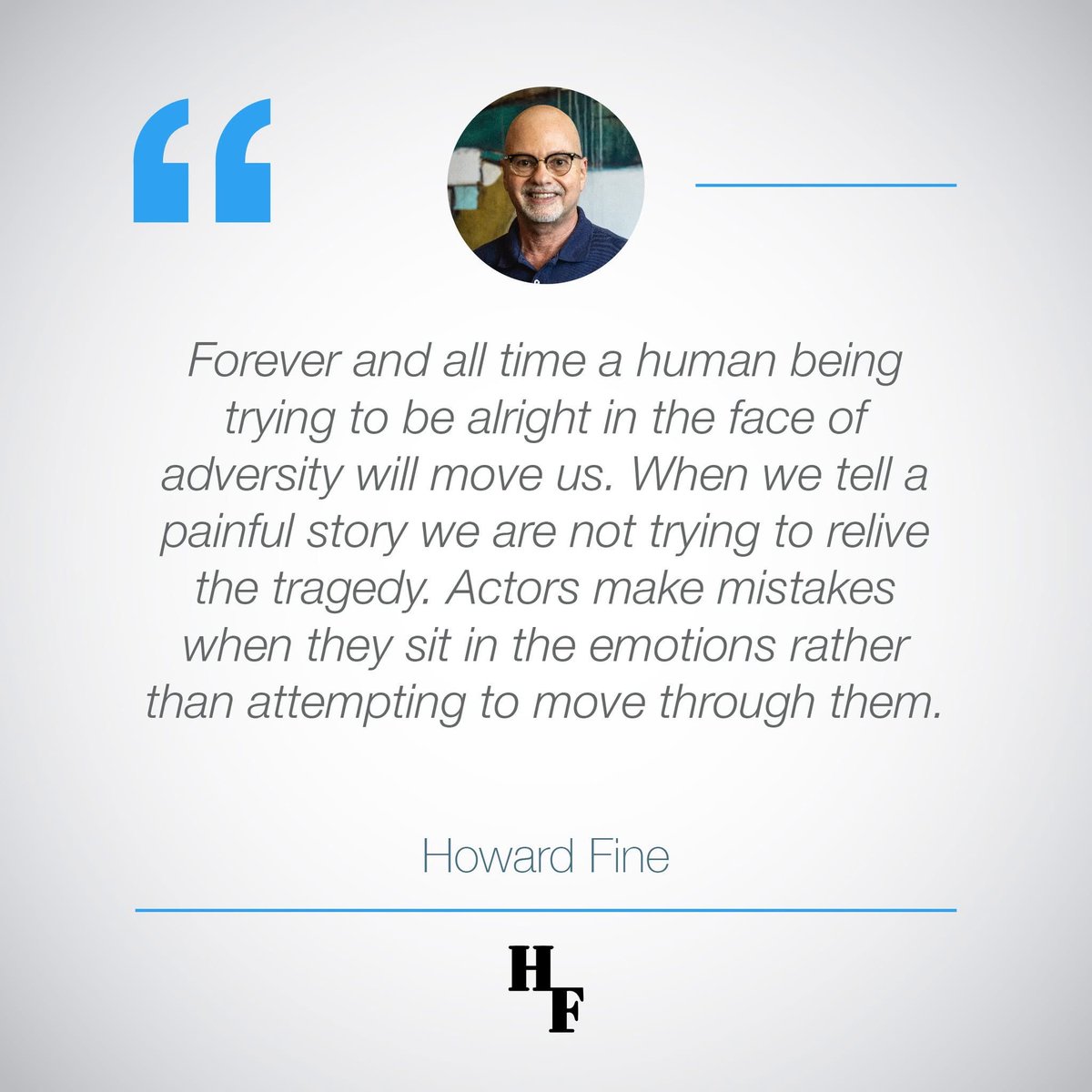 HowardLFine's tweet image. #actingclass