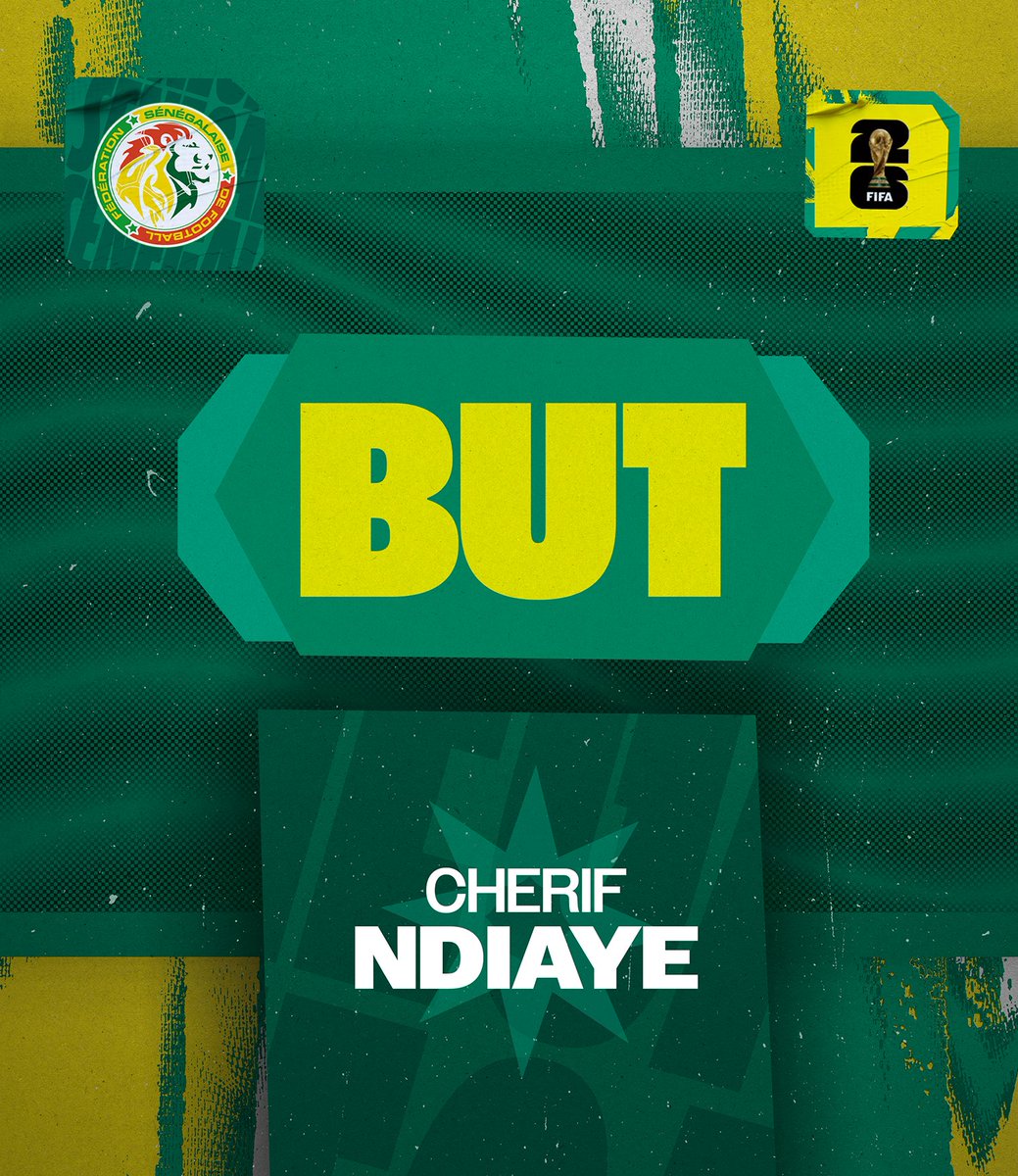 GaindeYi's tweet photo. ⚽ 75’ | 𝘽𝙐𝙐𝙐𝙏𝙏𝙏𝙏𝙏 !! 𝘾𝙃𝙀𝙍𝙄𝙁 𝙉𝘿𝙄𝘼𝙔𝙀𝙀𝙀 !!
#SSDSEN | (0-5) | #WCQ2026 https://t.co/PCiHQ0sYYz