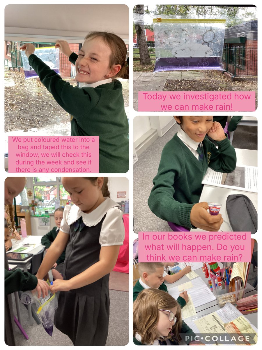 4HT have been investigating how to make rain in Science!